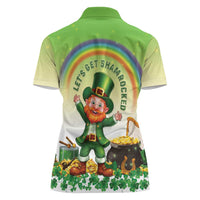 Ireland St Patricks Day Women Polo Shirt Lets Get Irish