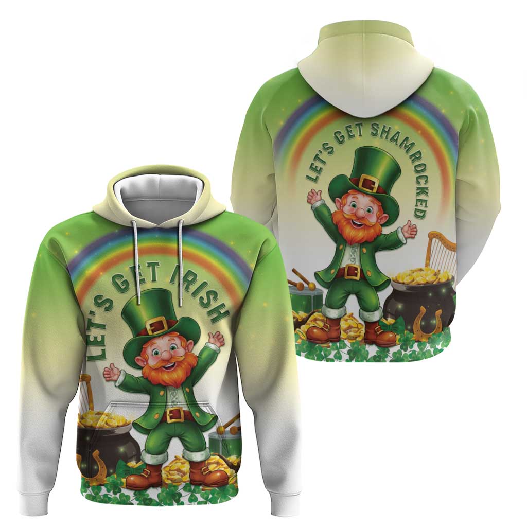 Ireland St Patricks Day Zip Hoodie Lets Get Irish