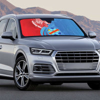 Football 2026 DR Congo Leopards Auto Sun Shade Lightning Style