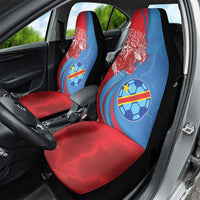 Football 2026 DR Congo Leopards Car Seat Cover Lightning Style