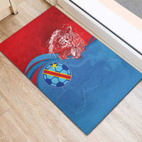 Football 2026 DR Congo Leopards Rubber Doormat Lightning Style