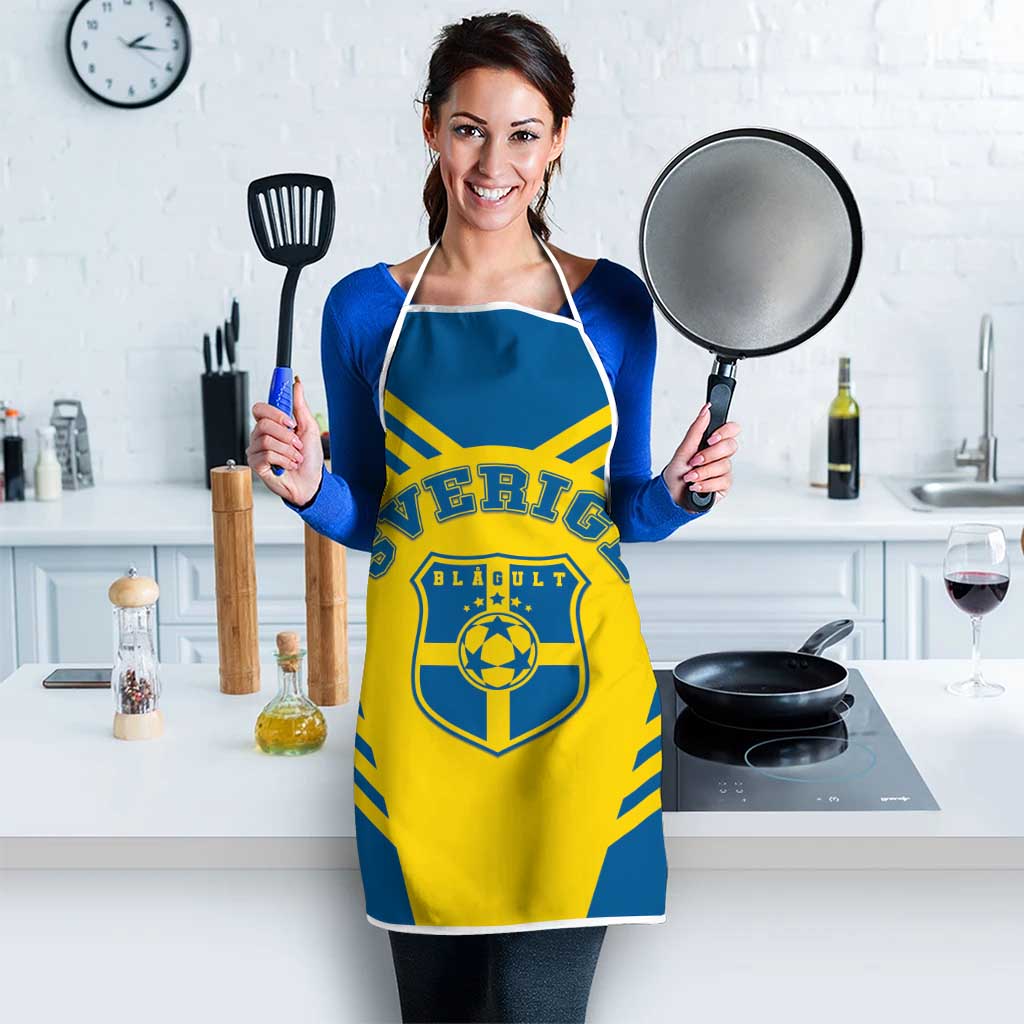 Football 2026 Sweden Apron Sverige Blagult Sporty Style