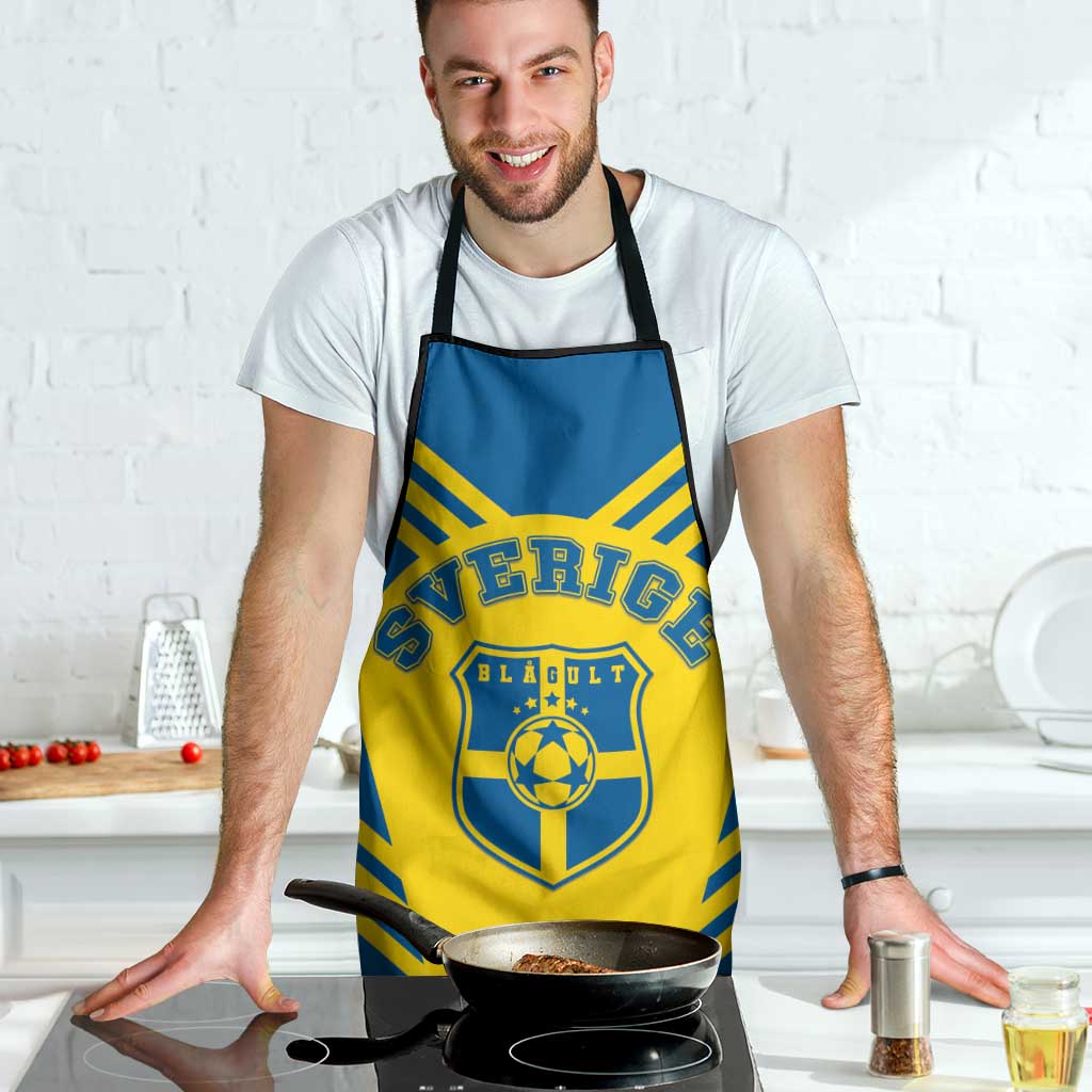 Football 2026 Sweden Apron Sverige Blagult Sporty Style