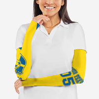 Custom Football 2026 Sweden Arm Sleeves Sverige Blagult Sporty Style