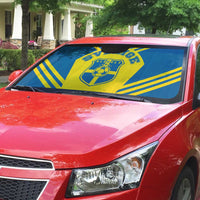 Football 2026 Sweden Auto Sun Shade Sverige Blagult Sporty Style