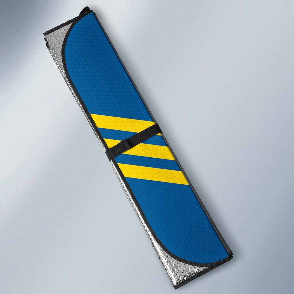 Football 2026 Sweden Auto Sun Shade Sverige Blagult Sporty Style