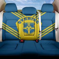 Football 2026 Sweden Back Car Seat Cover Sverige Blagult Sporty Style