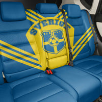 Football 2026 Sweden Back Car Seat Cover Sverige Blagult Sporty Style