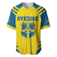 Custom Football 2026 Sweden Baseball Jersey Sverige Blagult Sporty Style
