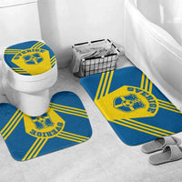 Football 2026 Sweden Bathroom Set Sverige Blagult Sporty Style