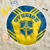 Football 2026 Sweden Beach Blanket Sverige Blagult Sporty Style