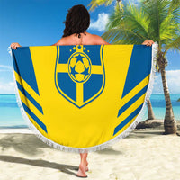 Football 2026 Sweden Beach Blanket Sverige Blagult Sporty Style
