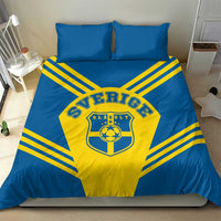 Football 2026 Sweden Bedding Set Sverige Blagult Sporty Style