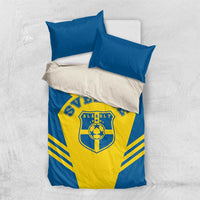 Football 2026 Sweden Bedding Set Sverige Blagult Sporty Style