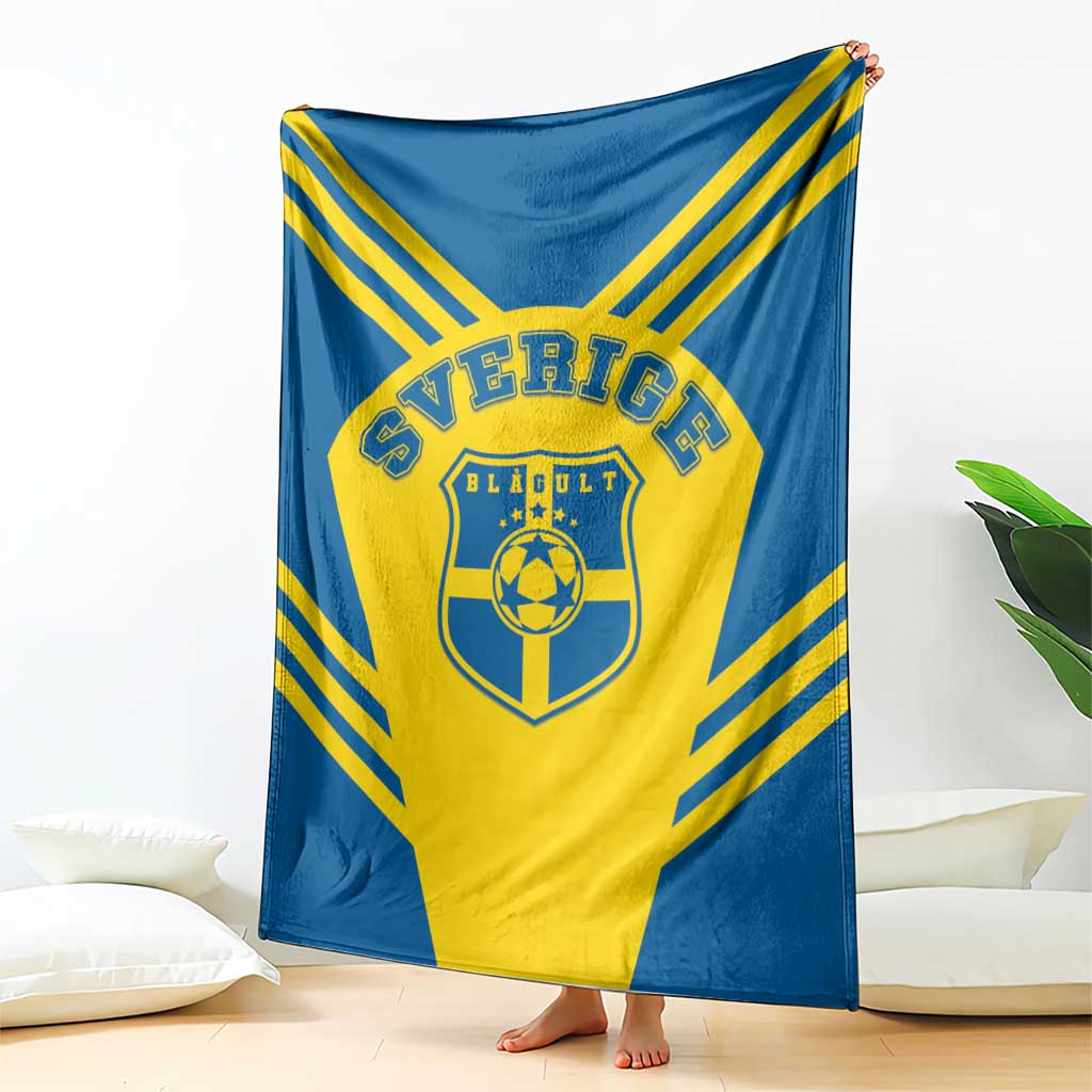 Football 2026 Sweden Blanket Sverige Blagult Sporty Style
