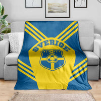 Football 2026 Sweden Blanket Sverige Blagult Sporty Style