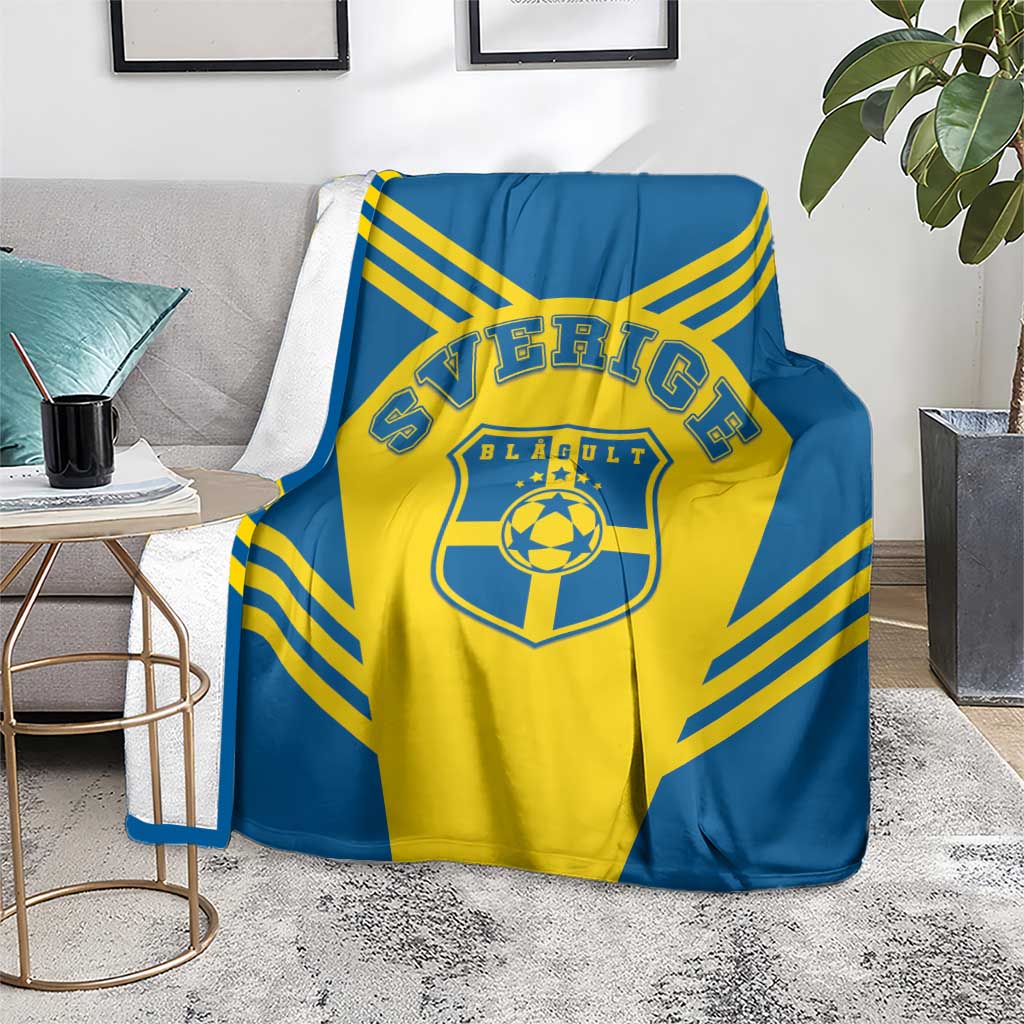 Football 2026 Sweden Blanket Sverige Blagult Sporty Style