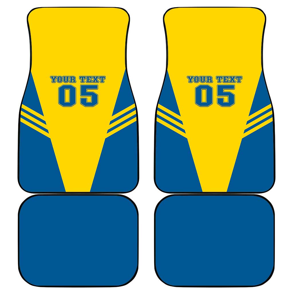 Custom Football 2026 Sweden Car Mats Sverige Blagult Sporty Style