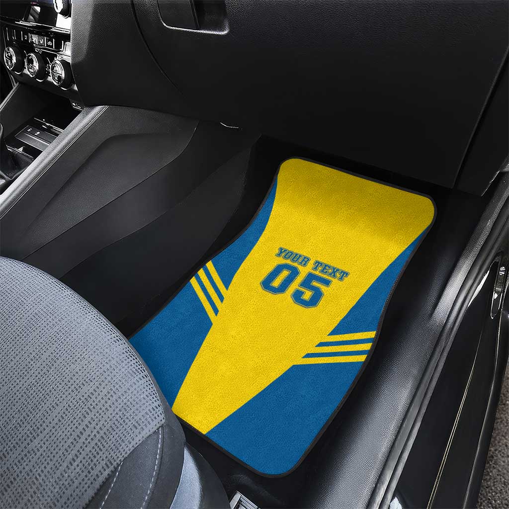 Custom Football 2026 Sweden Car Mats Sverige Blagult Sporty Style