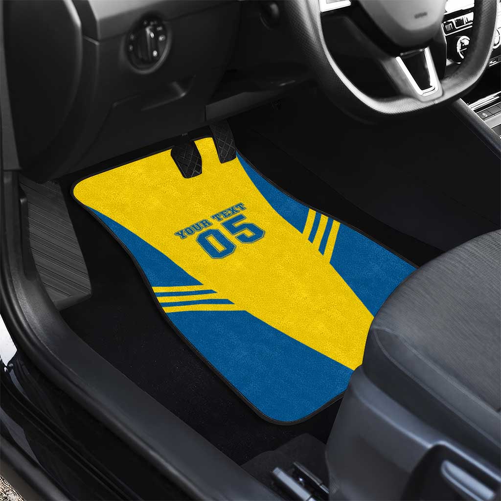 Custom Football 2026 Sweden Car Mats Sverige Blagult Sporty Style