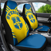 Football 2026 Sweden Car Seat Cover Sverige Blagult Sporty Style