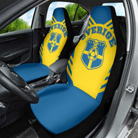 Football 2026 Sweden Car Seat Cover Sverige Blagult Sporty Style