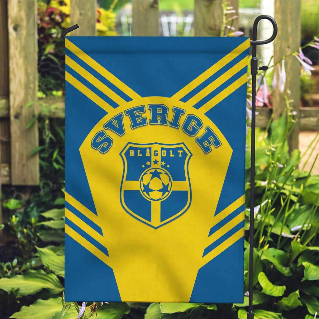 Football 2026 Sweden Garden Flag Sverige Blagult Sporty Style