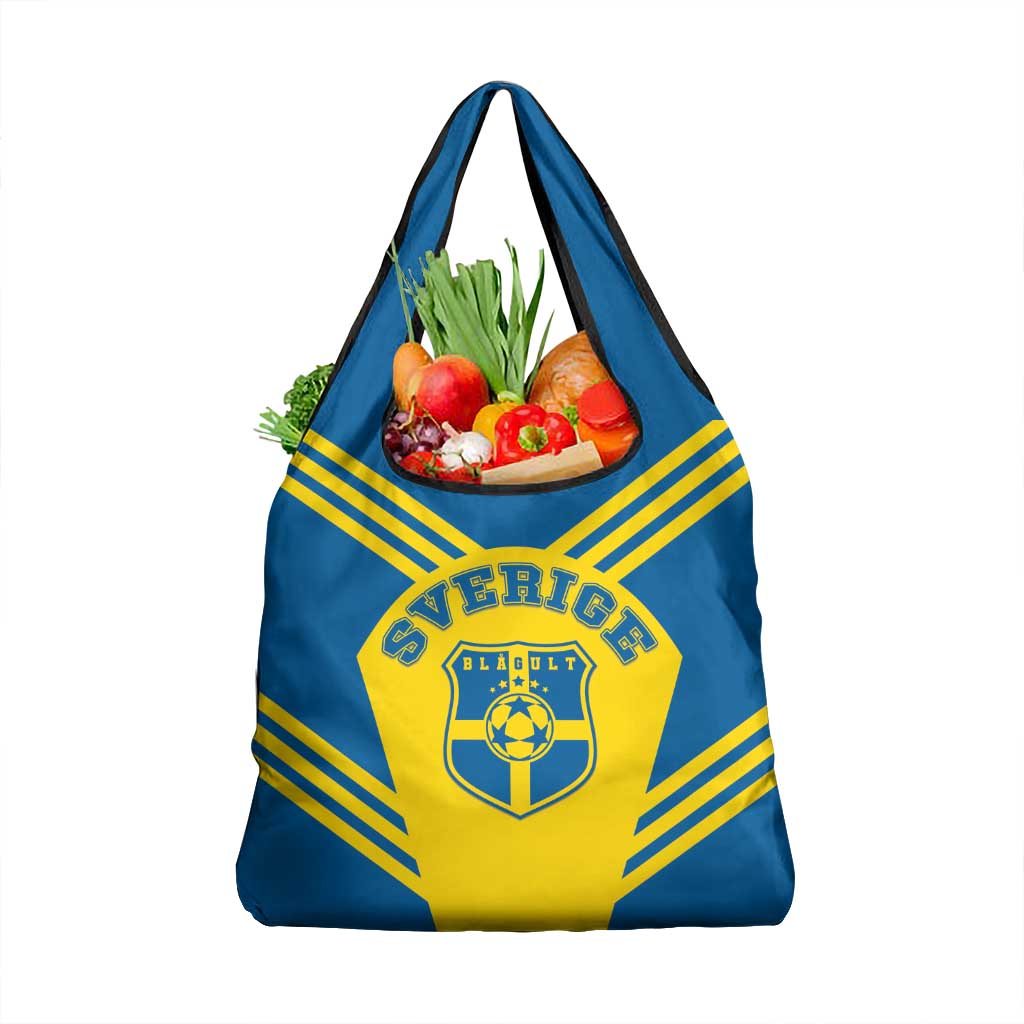Football 2026 Sweden Grocery Bag Sverige Blagult Sporty Style