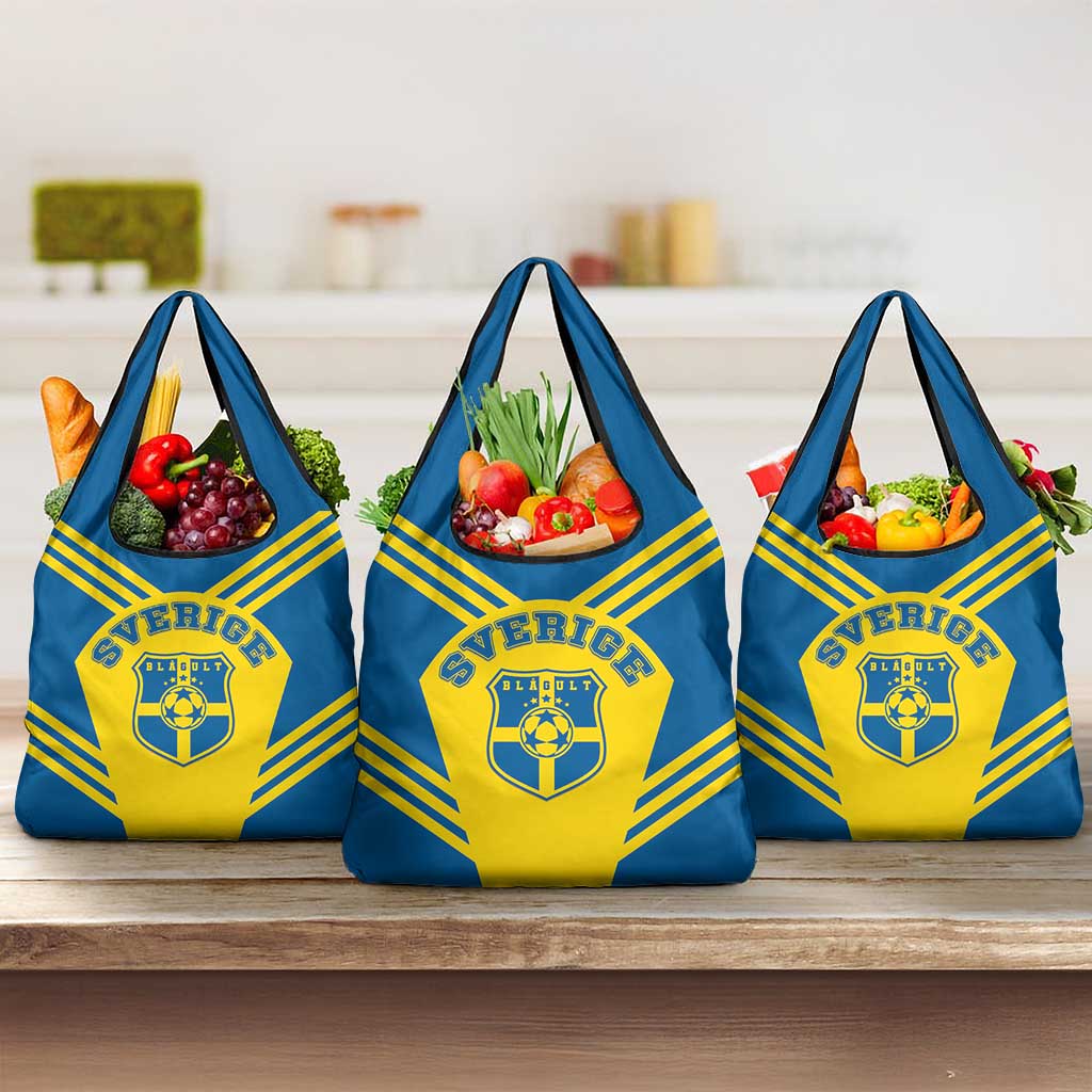 Football 2026 Sweden Grocery Bag Sverige Blagult Sporty Style