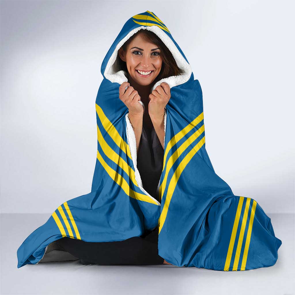 Football 2026 Sweden Hooded Blanket Sverige Blagult Sporty Style
