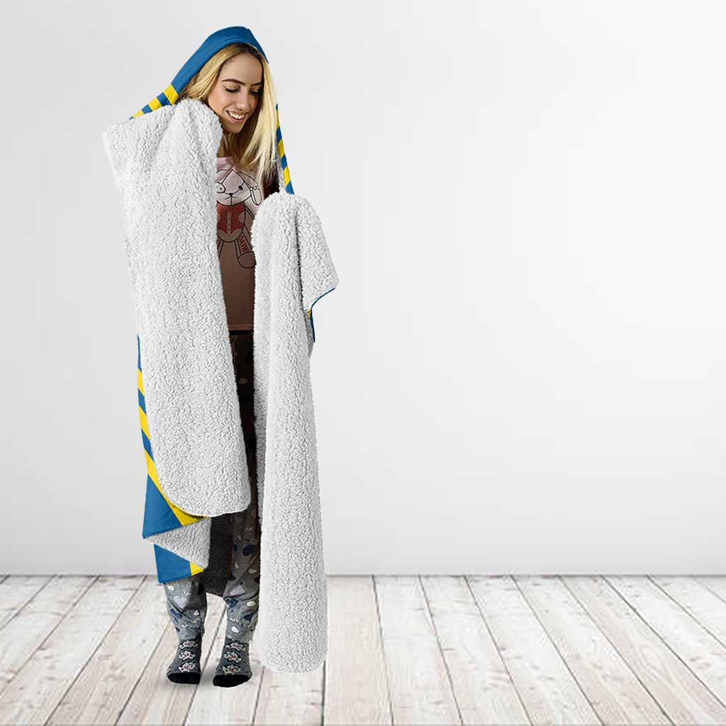 Football 2026 Sweden Hooded Blanket Sverige Blagult Sporty Style