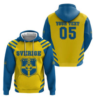 Custom Football 2026 Sweden Hoodie Sverige Blagult Sporty Style