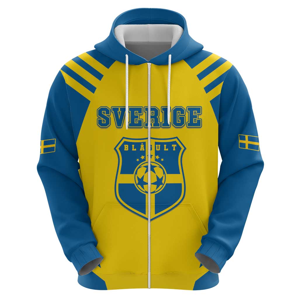 Custom Football 2026 Sweden Hoodie Sverige Blagult Sporty Style
