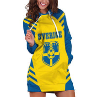 Custom Football 2026 Sweden Hoodie Dress Sverige Blagult Sporty Style