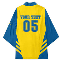 Custom Football 2026 Sweden Kimono Sverige Blagult Sporty Style