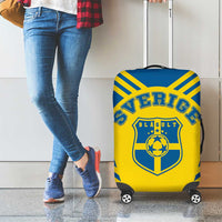 Football 2026 Sweden Luggage Cover Sverige Blagult Sporty Style