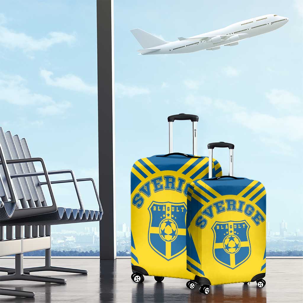 Football 2026 Sweden Luggage Cover Sverige Blagult Sporty Style