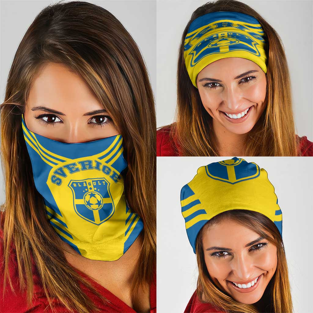 Football 2026 Sweden Neck Gaiter Sverige Blagult Sporty Style