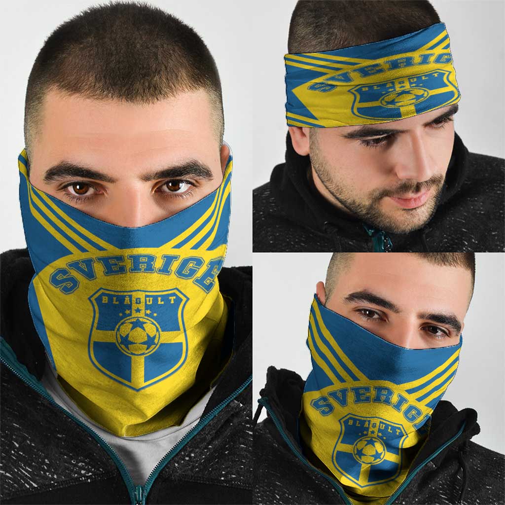 Football 2026 Sweden Neck Gaiter Sverige Blagult Sporty Style