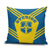 Football 2026 Sweden Pillow Cover Sverige Blagult Sporty Style