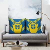 Football 2026 Sweden Pillow Cover Sverige Blagult Sporty Style