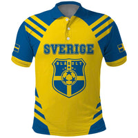 Custom Football 2026 Sweden Polo Shirt Sverige Blagult Sporty Style