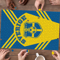 Football 2026 Sweden Puzzle Sverige Blagult Sporty Style