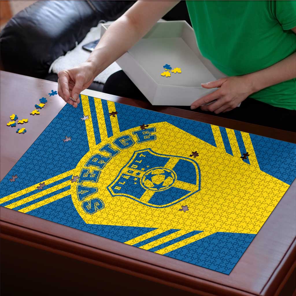 Football 2026 Sweden Puzzle Sverige Blagult Sporty Style