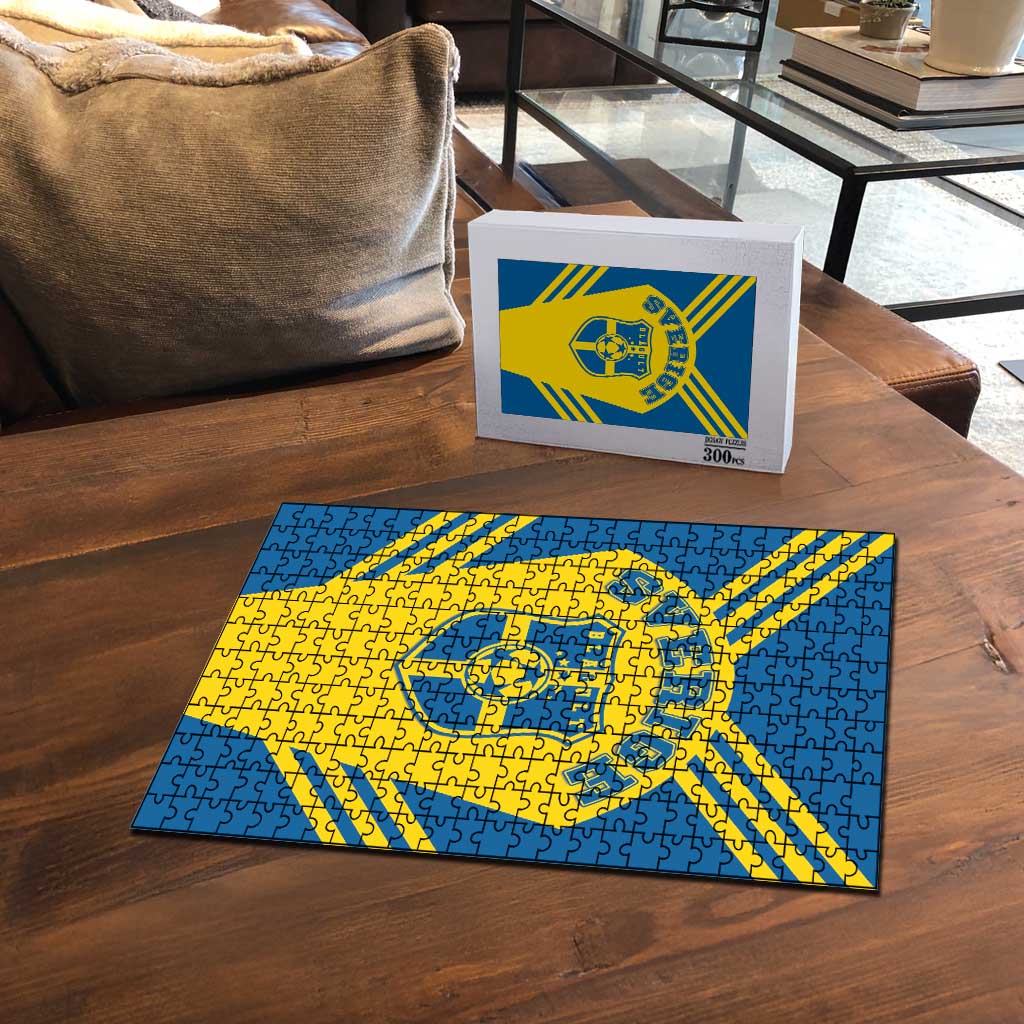 Football 2026 Sweden Puzzle Sverige Blagult Sporty Style