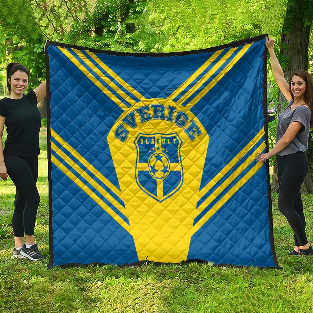 Football 2026 Sweden Quilt Sverige Blagult Sporty Style