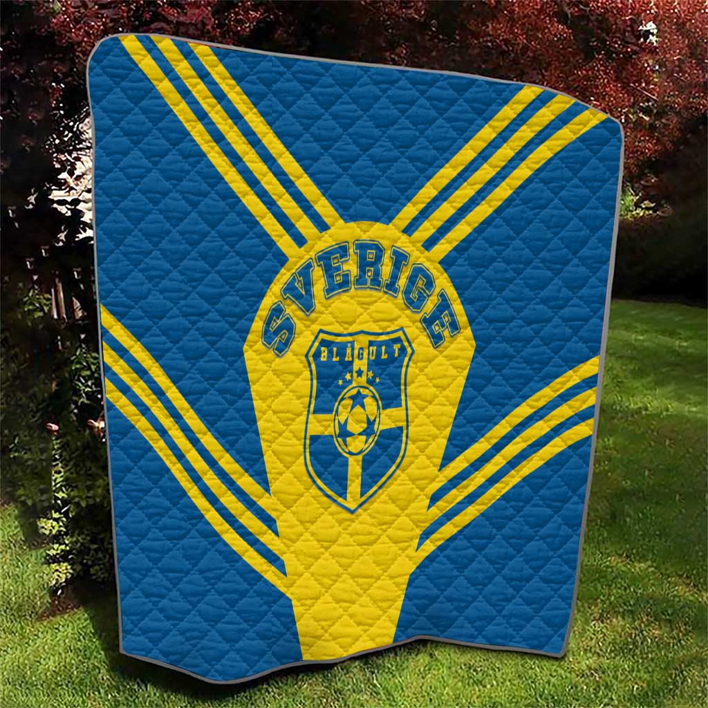 Football 2026 Sweden Quilt Sverige Blagult Sporty Style