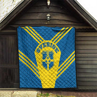 Football 2026 Sweden Quilt Sverige Blagult Sporty Style