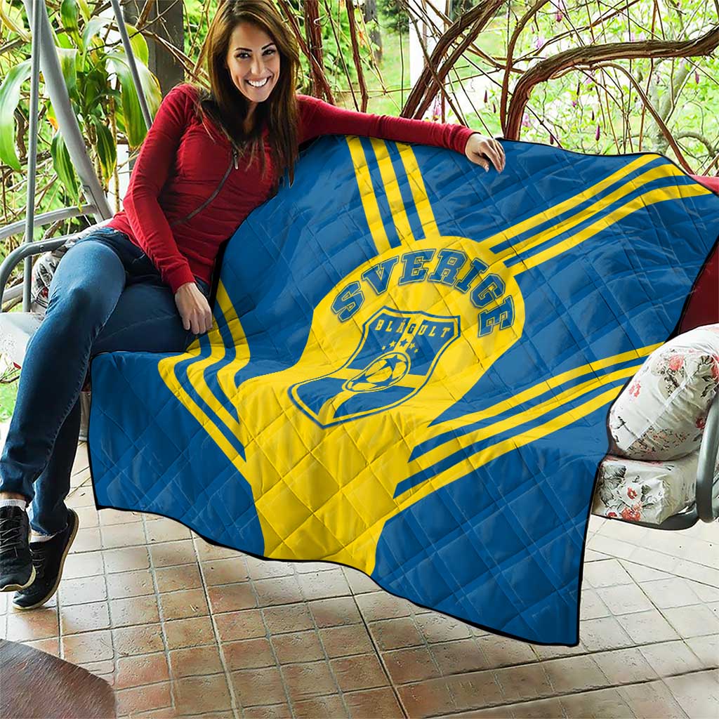 Football 2026 Sweden Quilt Sverige Blagult Sporty Style