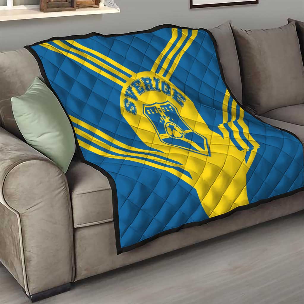 Football 2026 Sweden Quilt Sverige Blagult Sporty Style